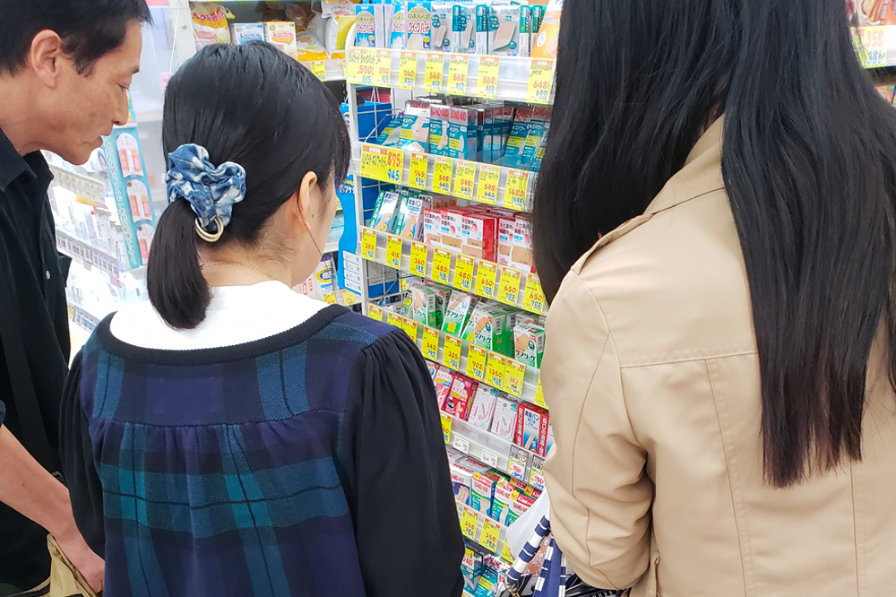 inside a convenience store